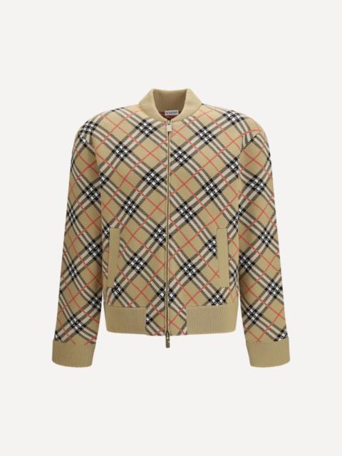 Burberry Vintage Check zip Cardigan