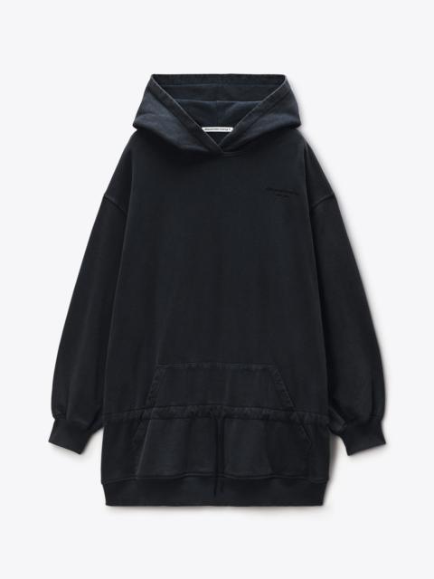 Alexander Wang Dropped Waist Hoodie Dress