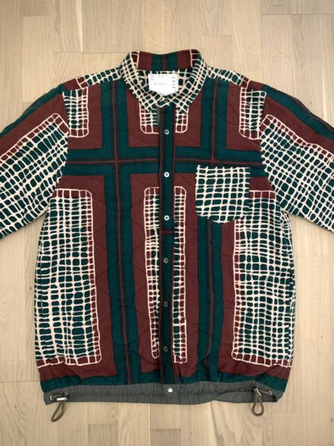 16fw Quilted Drawcord Shirt Jacket