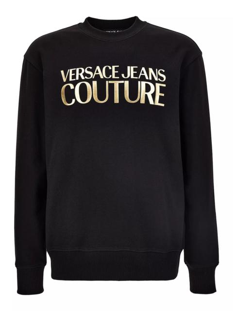VERSACE JEANS COUTURE Gold Logo Sweatshirt