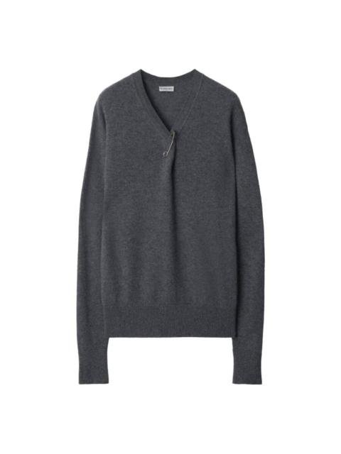 Burberry Burberry V-Neck Cashmere Jumper