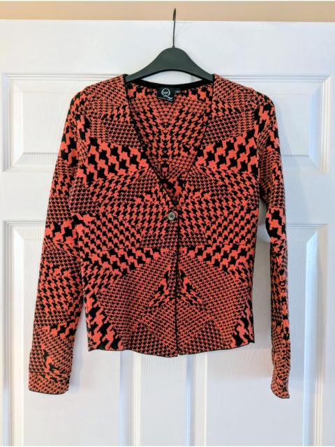 Alexander McQueen Cardigan Houndstooth button up 2013 edition