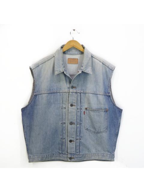 Levi's Vintage 80s 90s LEVI'S STRAUSS & CO Vest Jeans Denim Button Up Vest Size L
