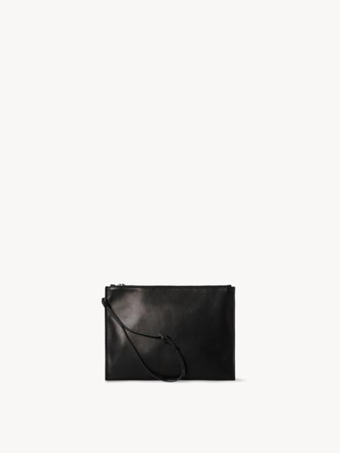 The Row Wristlet Pouch in Leather