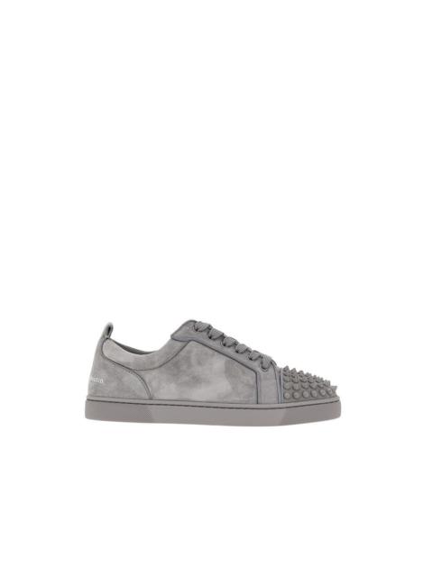 Christian Louboutin Christian Louboutin Men Suede Leather 'Louis Jr Spikes' Sneakers