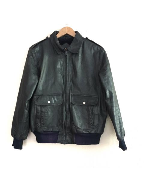 Other Designers Japanese Brand - Japanese Aviator Leather Jacket