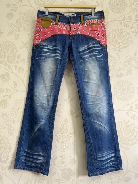 Other Designers If Six Was Nine × Japan Blue × Japanese Brand - Vintage 90s Blue Moon Blue Kapital Patches Jeans