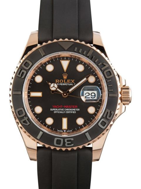 ROLEX Rolex Yacht-Master 18k Everose Gold 126655 Black Dial