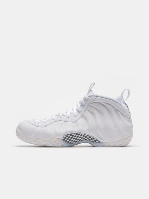 Nike Air Foamposite One Sneaker in White/White