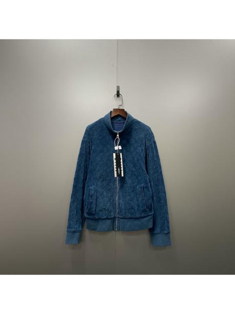 Louis Vuitton lv flocked monogram zipper jacket