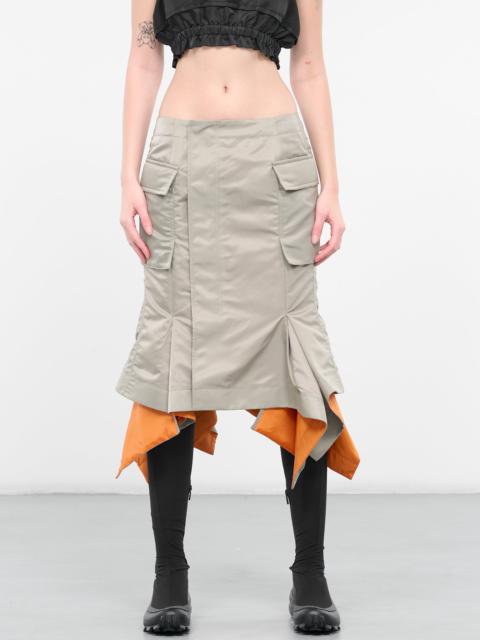 sacai Nylon Twill Bomber Skirt