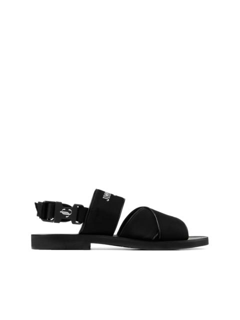 Jude logo-print leather sandals