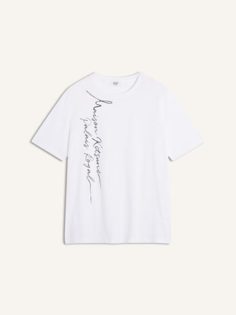 Maison Kitsuné POETIC SCRIPT LIGHT REGULAR TEE-SHIRT