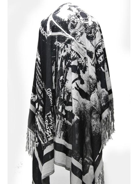 Julius Julius_7 SS11 Killing Joke jacquard scarf large shawl
