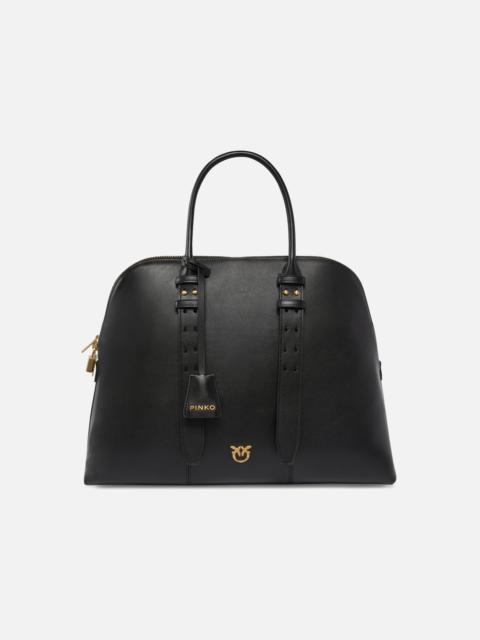 PINKO MEDIUM HANDBAG ESCAPE BAG IN LEATHER