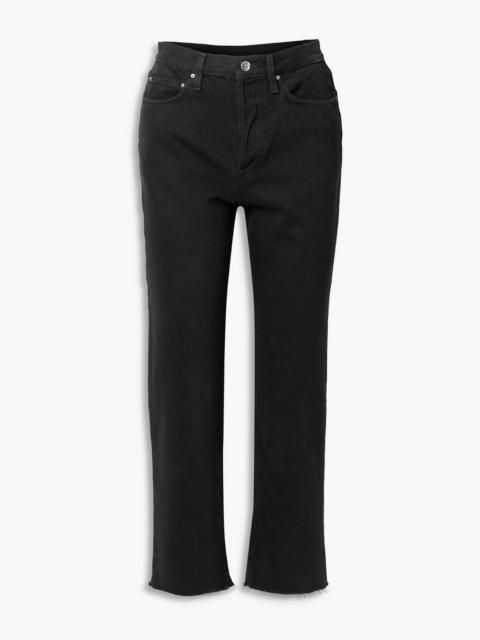 TOTEME Classic high-rise straight-leg jeans