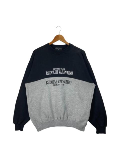 Valentino Vintage Rudolph Valentino Embroided Logo Sweatshirt