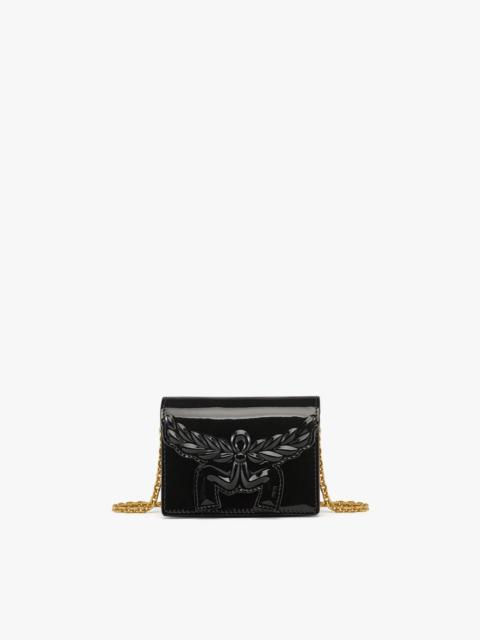 MCM Himmel Laurel Chain Wallet in Patent Leather