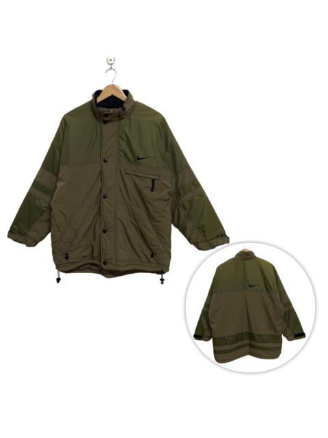 Nike Vintage 90's NIKE Padded Field Jacket Embroidery Logo Jacket