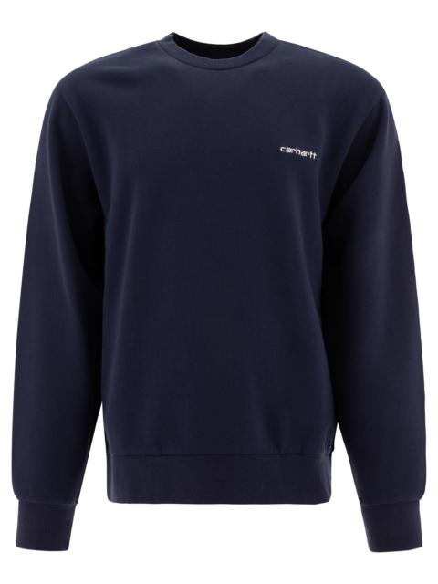 Carhartt Wip "script Embroidery" Sweatshirt
