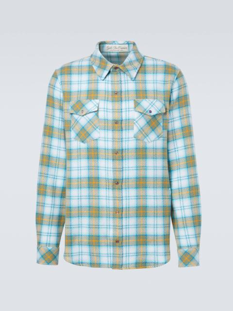 God’s True Cashmere Freedom cashmere shirt with amethyst