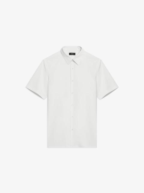 Theory Irving Short-Sleeve Shirt in Structure Knit