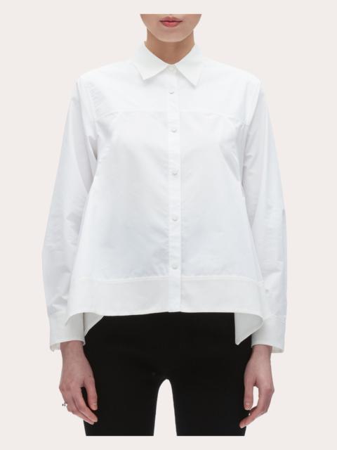 3.1 Phillip Lim Asymmetric Techno Poplin Shirt