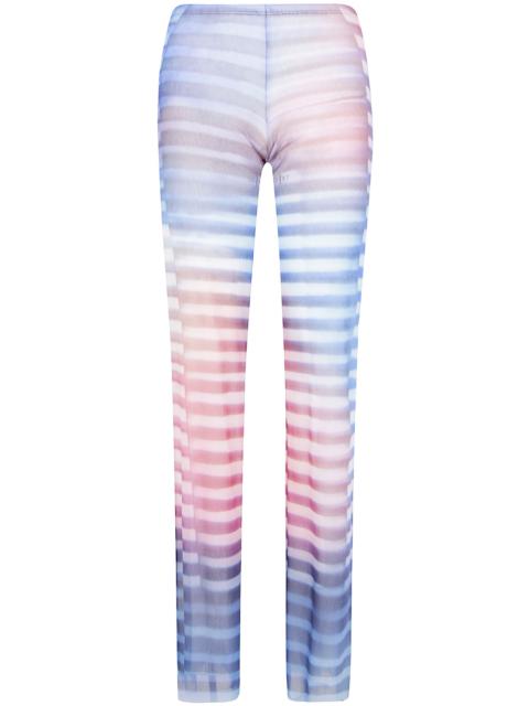 Jean Paul Gaultier Women Mesh Trouser Printed "Air"