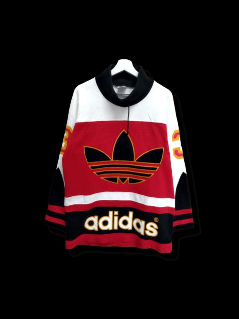 adidas Rare🔥Vintage Adidas Trefoil Big Logo Spellout Sweatshirt