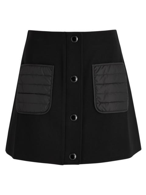 Moncler Jersey mini skirt