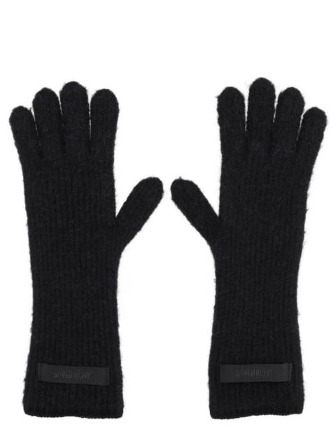 JACQUEMUS GROSGRAIN LOGO GLOVES