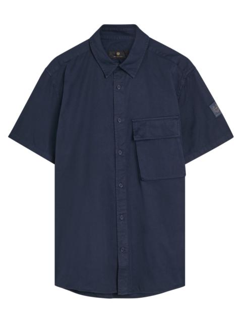 Belstaff Belstaff Scale Short Sleeve Cotton Shirt