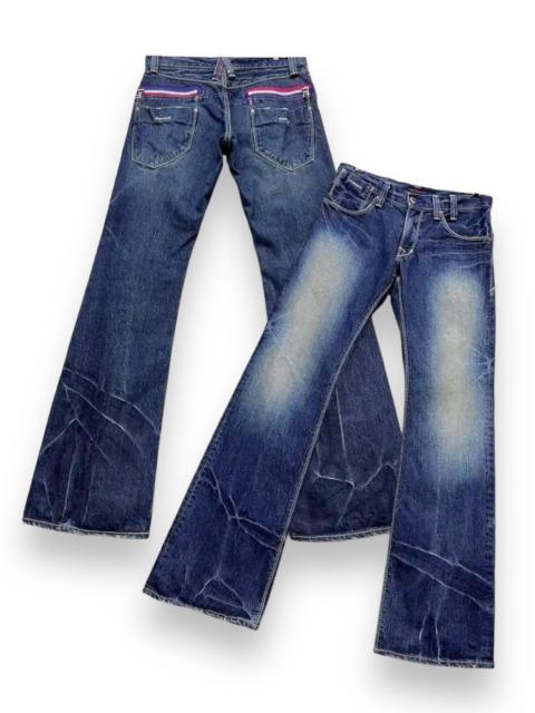 Other Designers Japan Blue - 🇯🇵MADE IN NIPPON!BLAST Clawmark Whisker Vtg Punk Flare🤘🏼