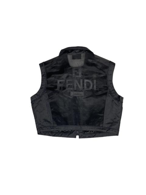 FENDI Vintage Fendi Net Vest Logo