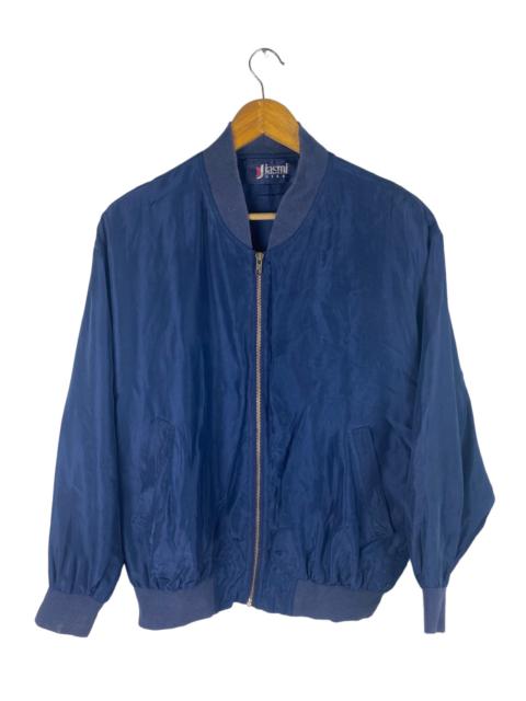 Other Designers Vintage - 🔥SALE🔥JASMI 100% SILK BOMBER JACKET