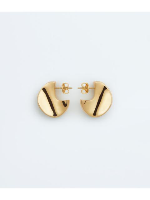 Bottega Veneta Bottega Veneta Disc Small Earrings Gold