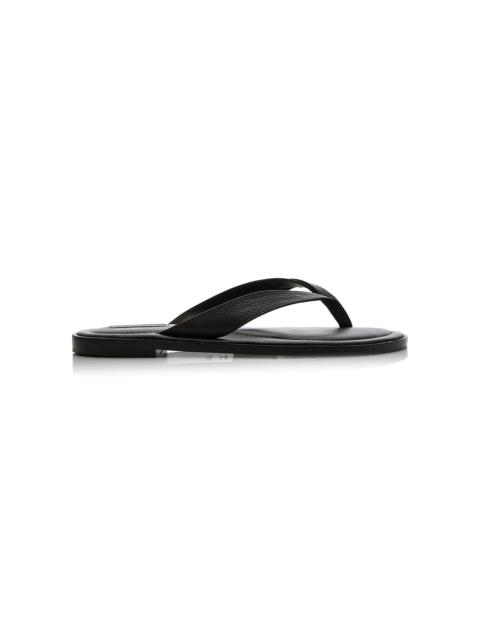 Morgan Leather Sandals grey