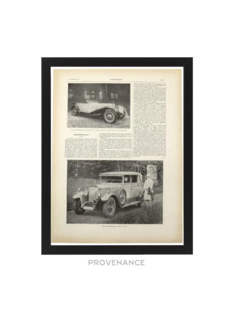 Other Designers Mercedes-Benz Antique Vintage Newsprint Ad - 1927 Cars
