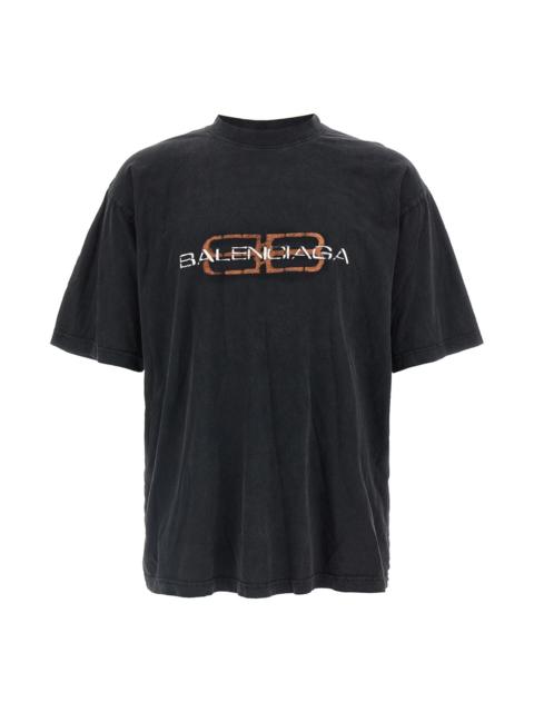 BALENCIAGA Logo print T-shirt
