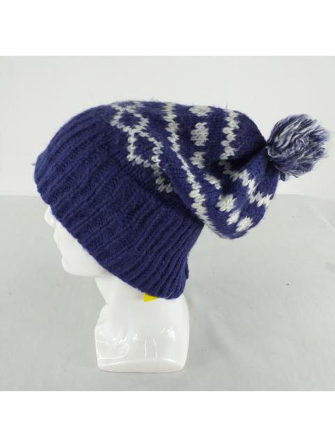 Other Designers Japanese Brand - Geometrical Design Snow Cap Hat Beanie -BN371