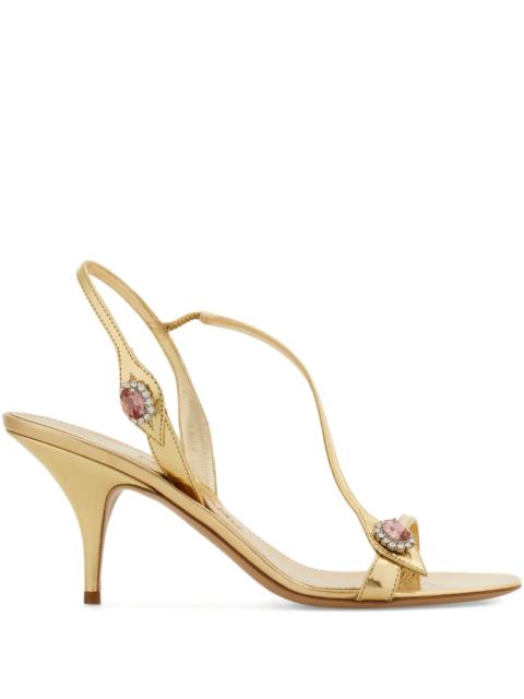 FERRAGAMO Ferragamo 70mm Crystal-embellished Sandals
