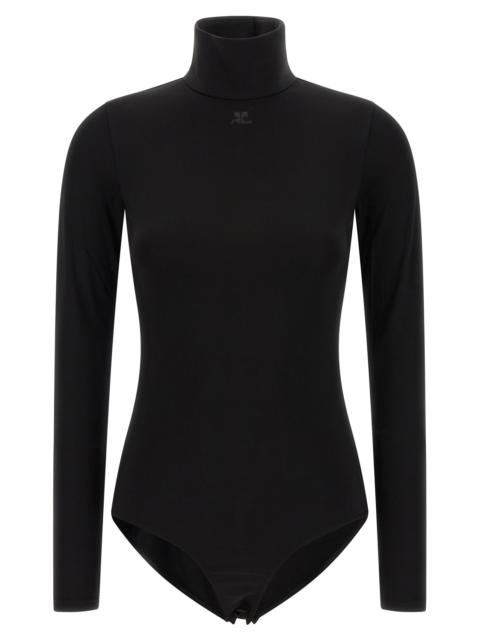 courrèges Courreges Women 'Jersey Mockneck' Bodysuit