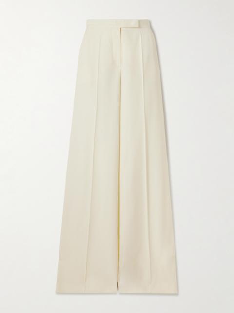 Max Mara Ninfa Wool-twill Wide-leg Pants