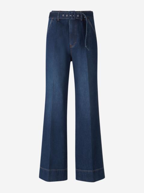 VERONICA BEARD TAYLOR WIDE LEG JEANS