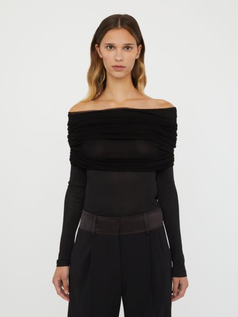 CHRISTOPHER ESBER Sonora Veiled Long Sleeve Top