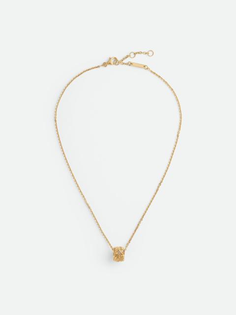 Bottega Veneta Intreccio Pendant Necklace