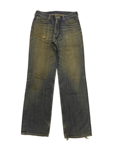 Other Designers Vintage - 🔥LEVIS 502 RUSTY BAGGY DISTRESSED DENIM JEANS