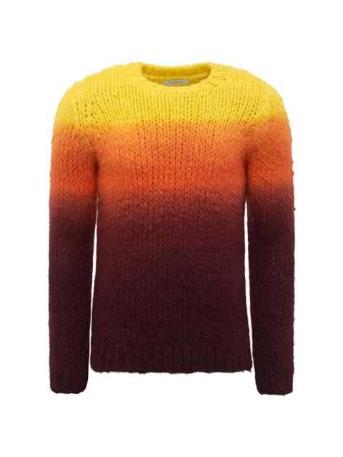 GABRIELA HEARST Aion Knit Sweater in Deep Dye Sunrise Welfat Cashmere