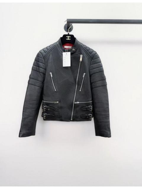 CELINE Celine quilted lambskin biker jacket