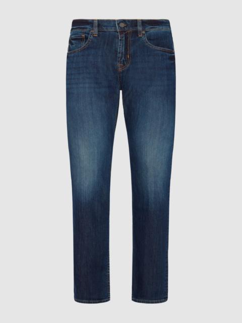 7 For All Mankind Airweft Straight Squiggle In Ironwood